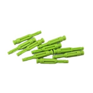 K'nex Micro Light Green Transition Rods 1.45" Lot of 9 Replacement Parts Pieces